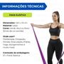 Imagem de Kit Bola De Pilates Elástico Treino Faixa Elástica Mini Band