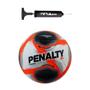 Imagem de Kit Bola Futebol Campo Penalty S11 R2 25 + Bomba de Ar Preta