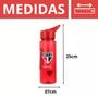 Imagem de Kit Bola Futebol São Paulo C/ Garrafa Canudo 700ml Tricolor Time SPFC - Oficial E Licenciado