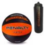 Imagem de Kit Bola Medicine Ball de Borracha Penalty VI 4KG Laranja/preta + Squeeze Automático 1lt