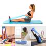 Imagem de Kit Bola Pilates Yoga 55cm + Faixa Elástica para Fisioterapia Thera Band