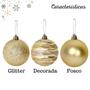 Imagem de Kit Bolas Decorativas Natal Wave - Tamanho Nº 06 (6 Und)