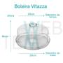 Imagem de Kit Boleira Vitazza Prato 28cm para Bolo e Queijeira Petit Poa Porta Queijos de Vidro para Mesa Posta, Praticidade Sustentável, Organização, Decoração