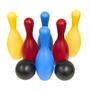 Imagem de Kit Boliche Bolichão De Plástico 2 Bolas 6 Pinos Grandes Infantil Brinquedo