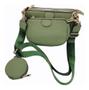 Imagem de Kit Bolsa (a12) Liso Feminina Transversal Crossbody Passeio