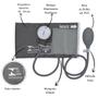 Imagem de Kit Bolsa Aparelho de Pressão Esfigmomanômetro Medidor Completo Enfermagem Premium