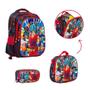 Imagem de Kit Bolsa Escolar Infantil Dragon Ball Estampada Passeio