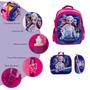 Imagem de Kit Bolsa Escolar Infantil Frozen 3D Costas Volta As Aulas