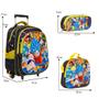 Imagem de Kit Bolsa Escolar Masculina Dragon Ball Carrinho Resistente