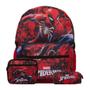 Imagem de Kit Bolsa Escolar Masculina Spider Man Vermelha Reforçada