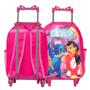 Imagem de Kit Bolsa Escolar Menina Lilo & Stitch Carrinho Cor Rosa