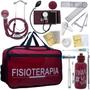 Imagem de Kit Bolsa Fisioterapia Acadêmico Goniômetro Martelo Buck Fita Antropométrica Estagio