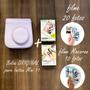 Imagem de Kit Bolsa Instax Mini Lilás Com Caixa De Presente + 20 Fotos + Filme Macaron