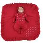 Imagem de Kit bolsa maternidade 3 peças chevron vermelho + saida maternidade menino