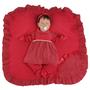 Imagem de Kit bolsa maternidade 5 peças nuvem vermelha + saida maternidade menina