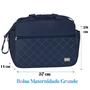 Imagem de Kit Bolsa Maternidade Bolsa G, Mochila P, Porta Mamadeira, Trocador e Porta Documento Embutido