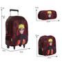 Imagem de Kit Bolsa Mochila Escolar Com Rodas Naruto Uzumaki