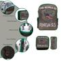 Imagem de Kit Bolsa Mochila Escolar The World Of Dinosaurs Passeio