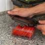 Imagem de Kit Bolsa para Caminhada Cinza Ioio Ntk + 2 Potes Organizadores com Tampa Hermetico Marmita 480ml