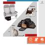 Imagem de Kit Bolsa Pet Transporte Expansível com Luva, Cinto e Comedouro Retrátil