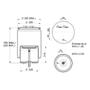 Imagem de Kit Bolsa Pneumática Suspensão Eixo c Base Scania G/R - 2 Un
