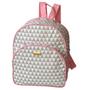 Imagem de Kit Bolsas Bebê Rosa 3pç Mala Maternidade infantil c mochila