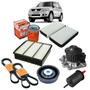 Imagem de Kit Bomba D'água Pajero TR4 Flex 2015 Polia Filtro Poly V
