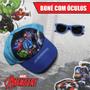 Imagem de Kit Boné E Óculos De Sol Vingadores Toyng