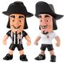 Imagem de Kit Boneco Corinthians Mosqueteiro + Camisa 2 Listrada Timão De Futebol Oficial Mascote Fut Toy Articulado Licenciado