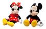 Imagem de Kit Boneco do Mickey e Boneca Minnie Pelúcia 45cm de Altura Falas em Português