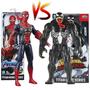 Imagem de Kit Boneco Homem Aranha vs. Venom Titan Hero 30cm - Hasbro