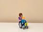 Imagem de Kit boneco playmobil - cadeirante - constelação familiar