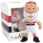 Imagem de Kit Boneco São Paulo Tricolor + Camisa Listrada Mascote De Futebol Oficial SP FC Licenciado Fut Toy Articulado