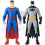 Imagem de Kit Bonecos Figuras Articuladas 24 Cm Superman Batman Sunny