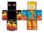 Imagem de Kit Bonecos Minecraft Athos E Lopers Youtubers 25cm 2un