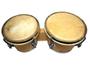 Imagem de Kit Bongô Torelli Tb010 Natural  6x7 Com Pedestal E Capa