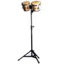 Imagem de Kit Bongô Torelli Tb010 Natural  6x7 Com Pedestal E Capa