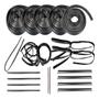 Imagem de Kit Borracha Completo Vidro E Porta Corsa Hatch 02 Em Diante