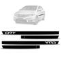 Imagem de Kit Borrachão Lateral Honda City ( Todos ) 4 Peças