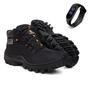 Imagem de Kit Bota Masculina Coturno Adventure Trabalho Relógio JDK503