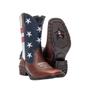 Imagem de Kit Bota Texana Country Infantil Texas Gold de Couro EUA com Cinto Country