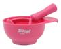 Imagem de Kit bowl e amassador de papinhas rosa zoop baby - zoop toys