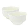 Imagem de Kit Bowl Tigela De Porcelana Branco 400Ml 2 Peças Md6