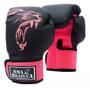 Imagem de Kit Boxe Muay Thai Luva Bandagem Bucal Brazuca Rosa 12oz