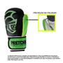 Imagem de Kit Boxe Muay Thai Pretorian Performance Luva 14 OZ Verde e Preta + Bandagem + Protetor Bucal