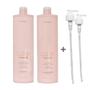 Imagem de Kit Braé Glow Shine Shampoo 1L + Condicionador 1L + Pump