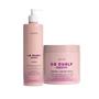 Imagem de Kit Braé Go Curly Crespos Leave-in 500ml, Máscara 500g