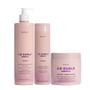 Imagem de Kit Braé Go Curly Crespos Shampoo Máscara Leave-in (3 produtos)