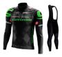 Imagem de Kit Bretelle Gel Camisa Longa Ciclismo Cannondale Bike Uv50+