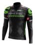 Imagem de Kit Bretelle Gel Camisa Longa Ciclismo Cannondale Bike Uv50+